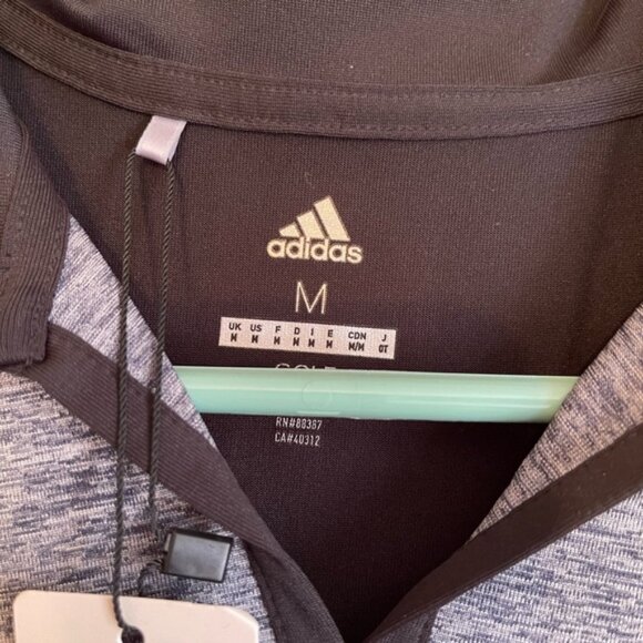 Adidas Heather Block Golf Polo - Picture 3 of 3